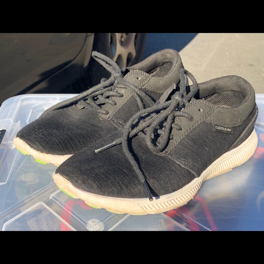 Supra Women's Black Athletic Sneakers Size 6.5